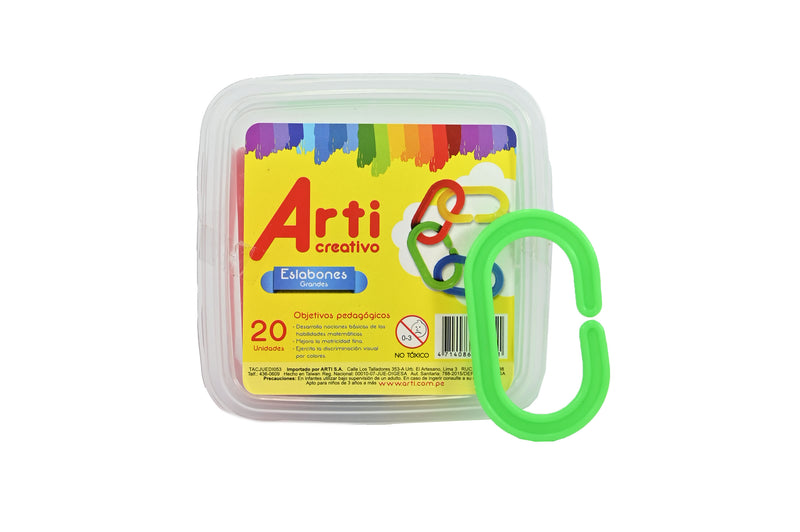 Ac Set Educativo Eslabones Grandes X 20Pza