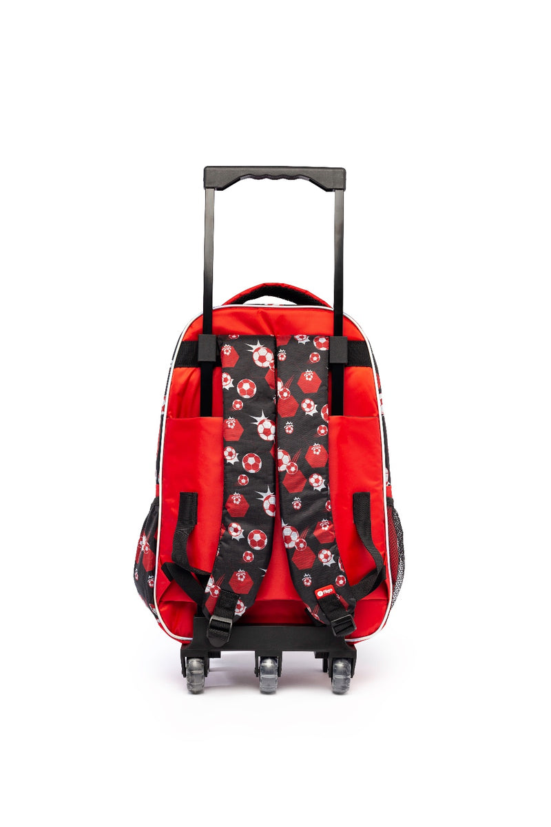 Mochila Filgo Starpak 18" Carrito / Fútbol Rojo