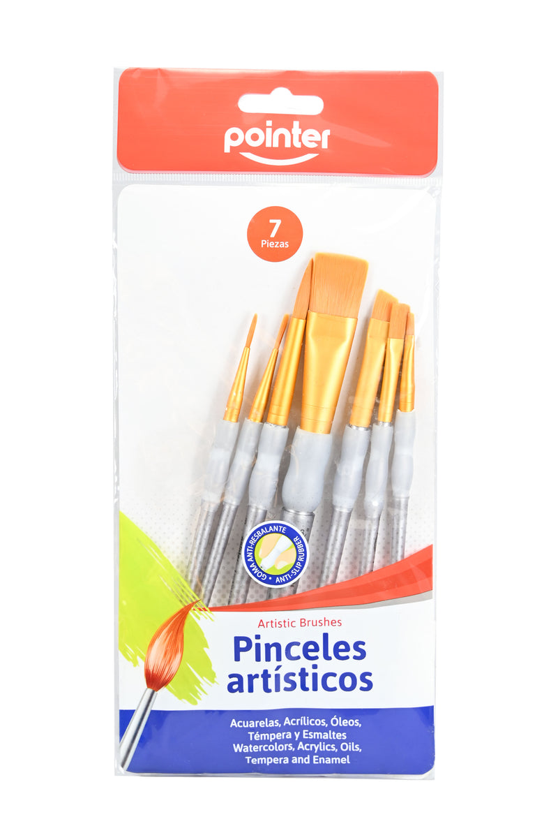 Set De Pinceles X 7 Pzas