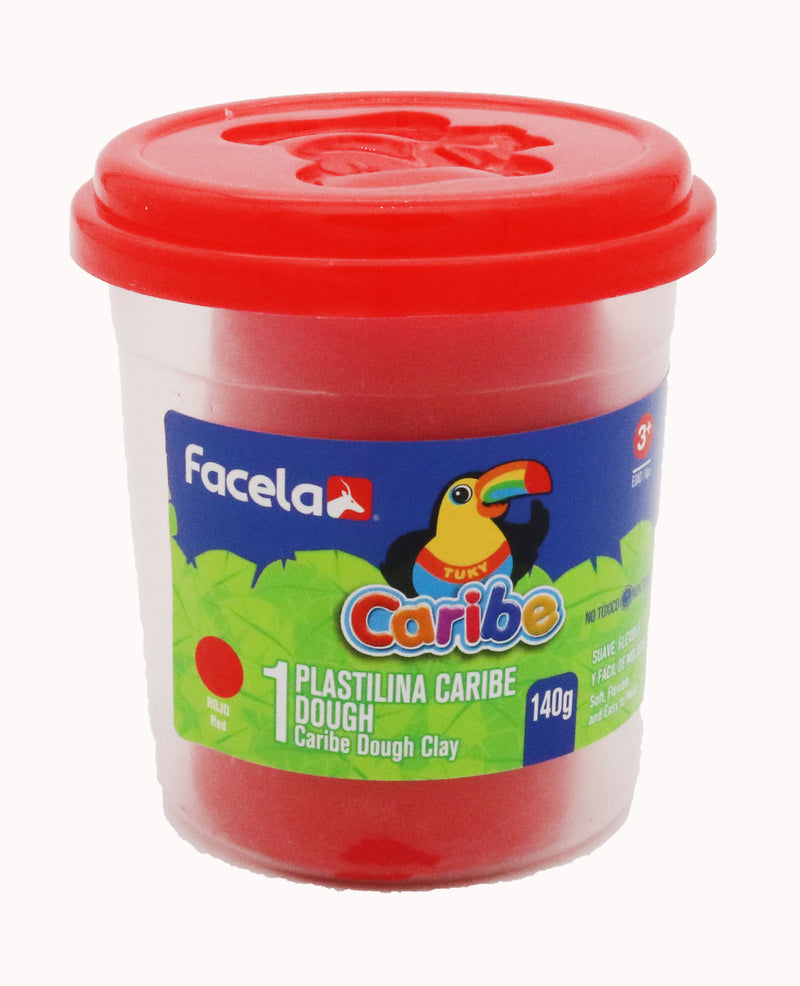 Plastilina Caribe Dough Grande Rojo