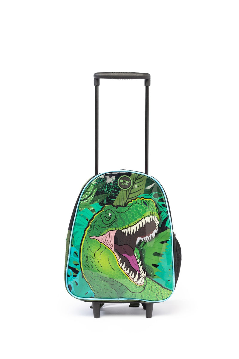 Mochila Filgo Minipak 12" Carrito / Dinosaurio