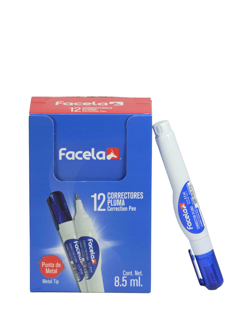 Corrector 8.5 ml Caja 12 unidadades