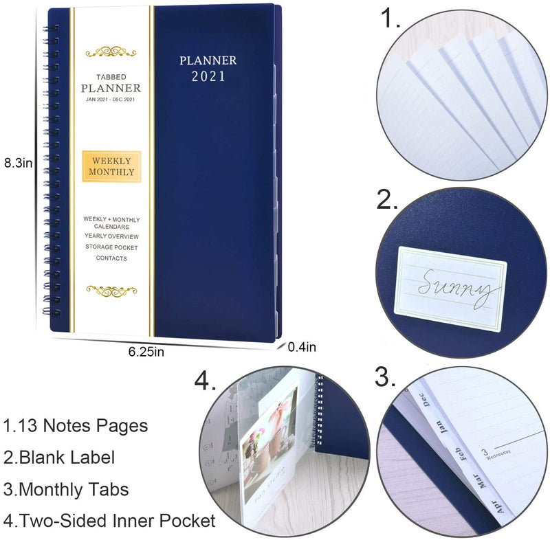 Agenda Flexible Azul