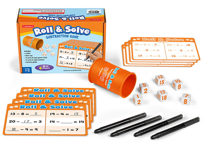 Juego Roll & Solve Substraction