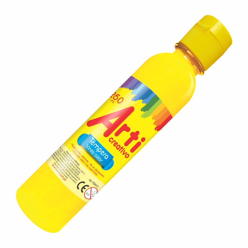 Tempera Amarilla X 250ml Arti