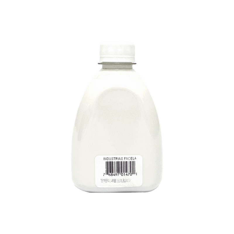 Témpera Lavable Color Blanco 300ml Facela