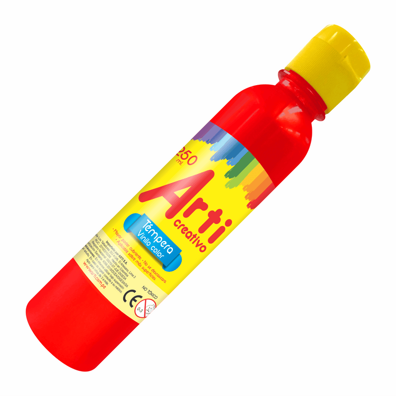 Tempera Roja X 250ml Arti