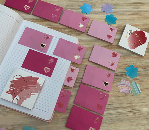 Notas Adhesivas S Corazones Pantone