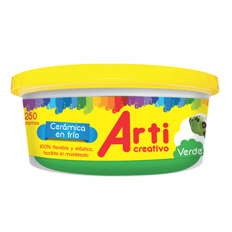 Cerámica En Frio Articolor Verde Pasto 250gr Arti