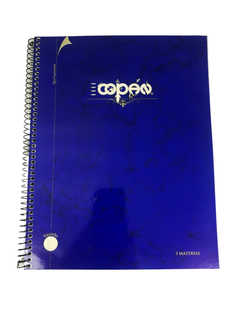 Cuaderno Espiral De 3 Materias COPÁN