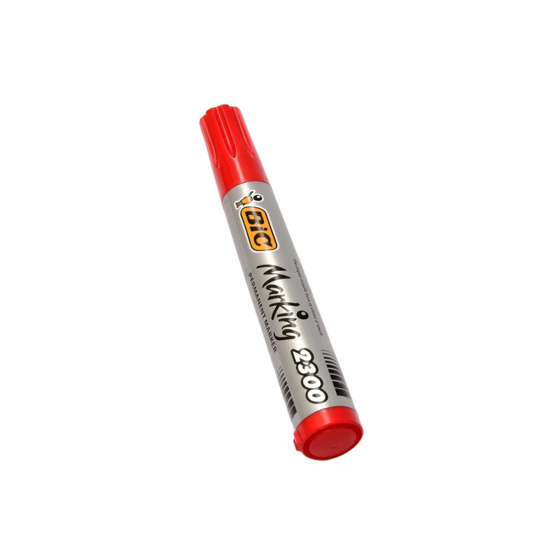 Marcador Bic Permanente Marking Rojo