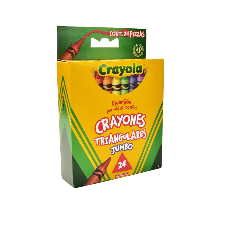 Crayones Triangulares Jumbo 24 piezas CRAYOLA