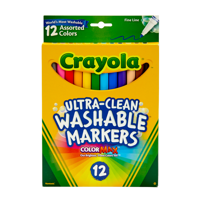 Marcador Lavable CRAYOLA 12 piezas