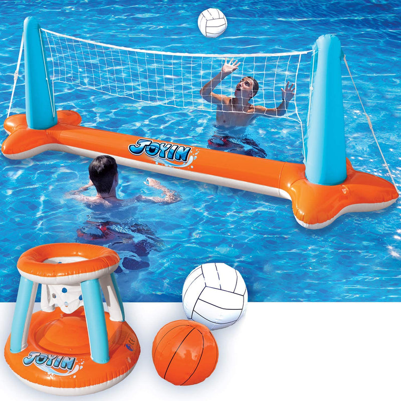 Set Inflable Para Volleyball & Basketball