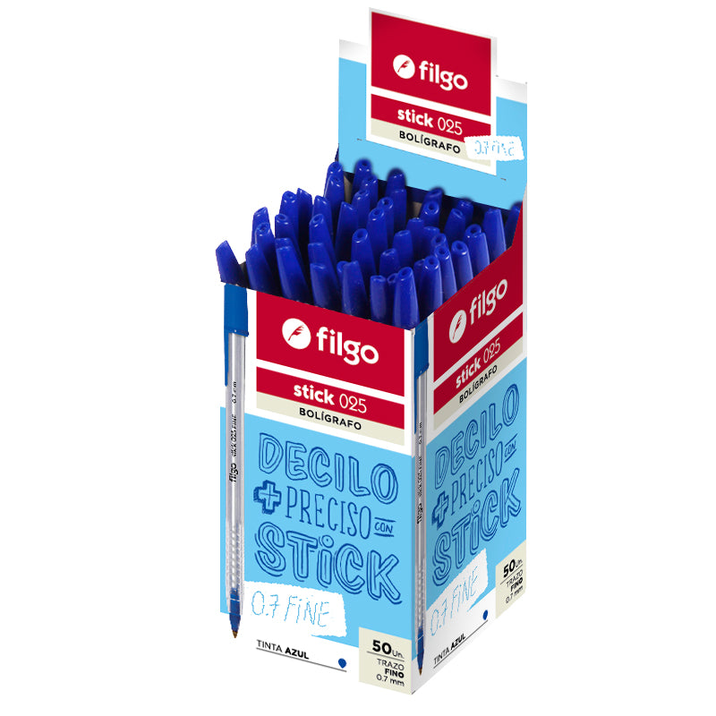 Bolígrafo Stick 0.7 / Caja 50 Azul