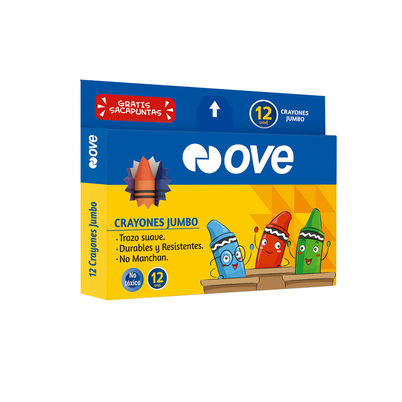 Crayones X 12 Jumbo Ove