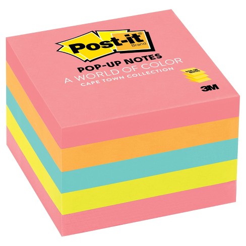 Post-Its 5 Colores Neón 3x3 3M