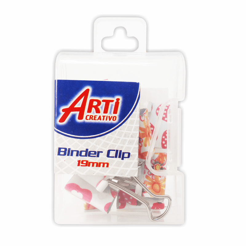 Ac Minipack Binderclip X 8 Pza 19Mm Estampado