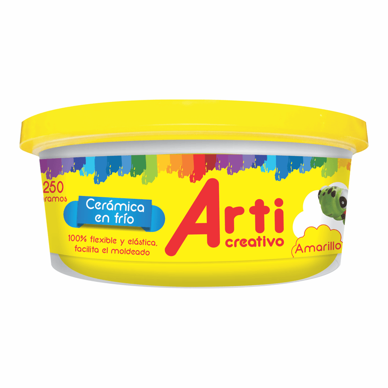 Cerámica En Frio Articolor Amarillo 250gr Arti