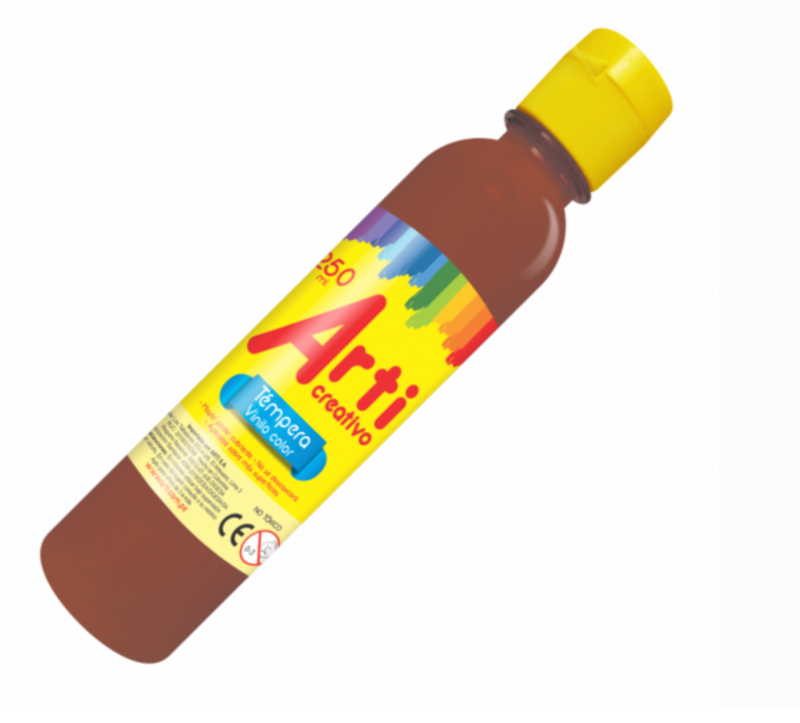 Tempera Marrón X 250ml Arti