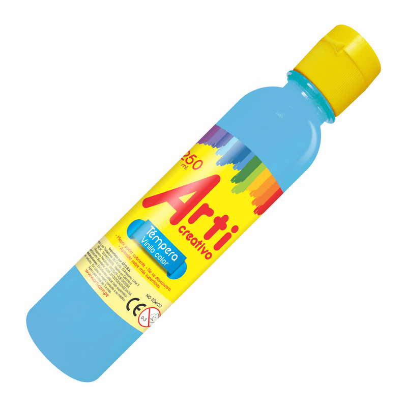 Tempera Azul Celeste X 250ml Arti